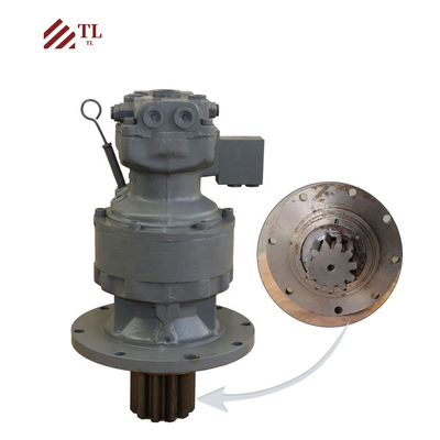 SK75-8 الحفرة الزحفية المحرك المتحرك كامل SG025E-136 مع علبة التروس 0511040-1